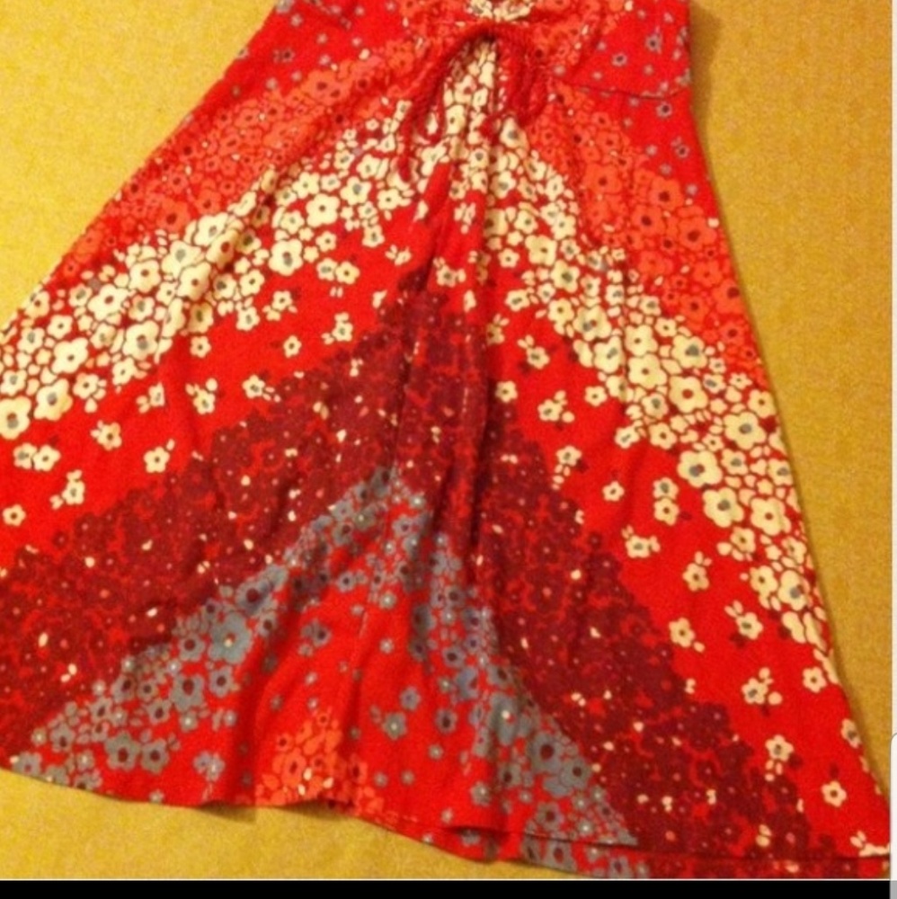 ISO American Eagle orange multi sundress